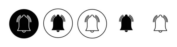 Glockensymbolset Vorhanden Benachrichtigungssymbol Für Ihr Webseiten Design — Stockvektor