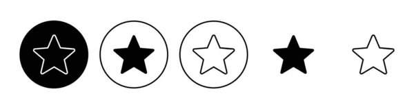 Star Icon Postos Vetor Ícone Classificação Ícone Estrela Favorito —  Vetores de Stock
