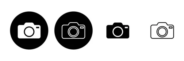 Набір Піктограм Фотоапарата Значок Фотоапарата Значок Фотоапарата — стоковий вектор
