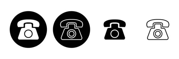Σύνολο Εικονιδίων Τηλεφώνου Διάνυσμα Εικονιδίου Τηλεφώνου — Διανυσματικό Αρχείο