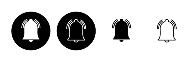 Conjunto Iconos Bell Icono Notificación Para Diseño Sitio Web — Vector de stock