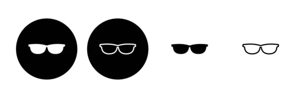 Set Iconos Gafas Icono Vector Gafas — Vector de stock