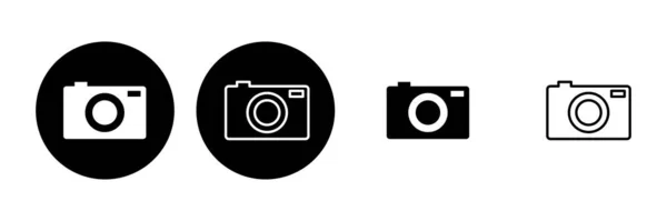 Εικονίδιο Κάμερας Εικονίδιο Φωτογραφικής Μηχανής Εικονίδιο Φωτογραφίας Φωτογραφικής — Διανυσματικό Αρχείο