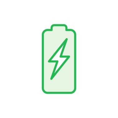 Batarya simgesi ayarlandı. Şarj seviyesi. pil yükleme simgesi