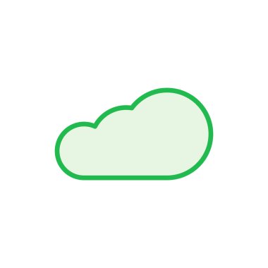 Bulut simgesi hazır. bulut vektörü simgesi