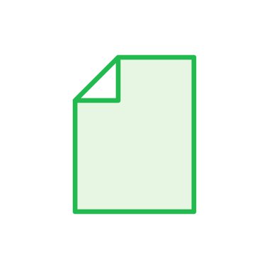 Belge simgesi ayarlandı. Kağıt ikonu. Dosya Simgesi