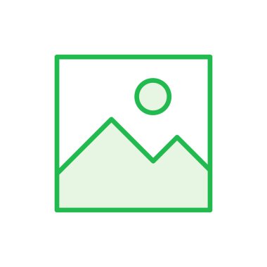 Resim simgesi seti. fotoğraf galerisi simgesi