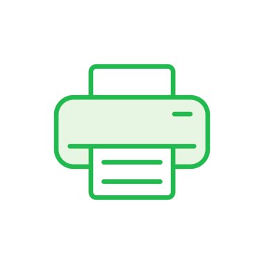 Yazdırma simgesi seti. yazıcı simgesi vektörü. 