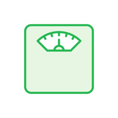 Ölçek simgesi seti. Ağırlık ölçeği simgesi. Kanun ölçekli ikon. Adalet