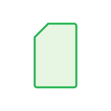 Sim kart simgesi seti. çift sim kart simgesi vektörü