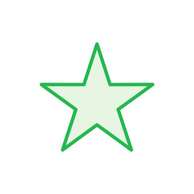 Yıldız Simgesi hazır. derecelendirme simgesi vektörü favori yıldız simgesi