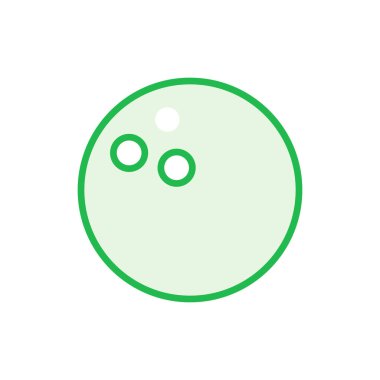 Bowling ikonu seti. Bowling topu ve iğne simgesi. Bowling lobutları