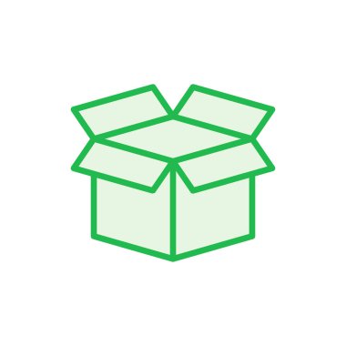 Kutu simgesi seti. kutu vektör simgesi, paket, paket