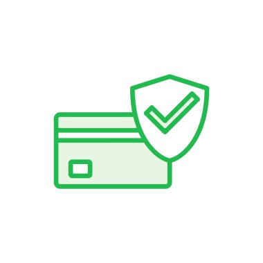 Kredi kartı simgesi seti. Kredi kartı ödeme simgesi vektörü