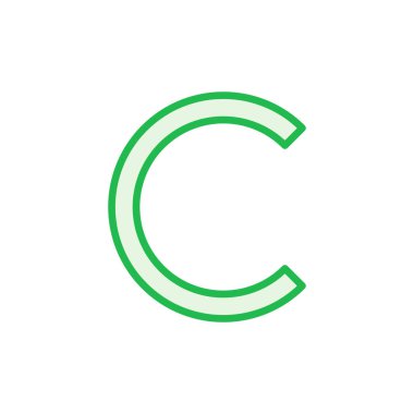 Telif hakkı simgesi seti. telif hakkı sembolleri