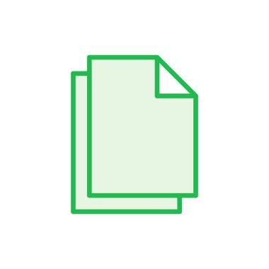 Belge simgesi ayarlandı. Kağıt ikonu. Dosya Simgesi