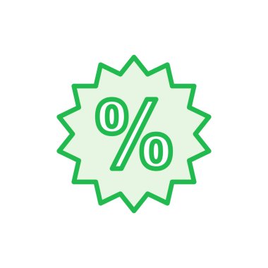 İndirim simgesi seti. İndirim etiketi simgesi. 