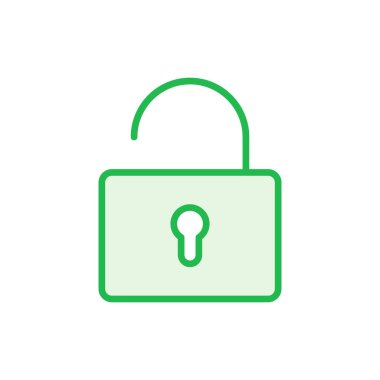 Kilit simgesi ayarlandı. Asma kilit ikon vektörü. Şifreleme simgesi. Güvenlik sembolü