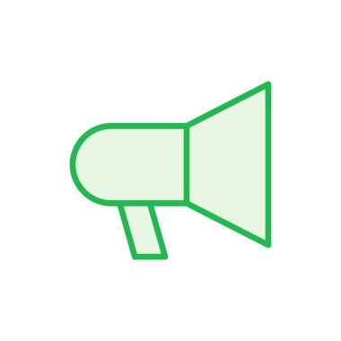 Megafon simgesi seti. Hoparlör simgesi vektörü.