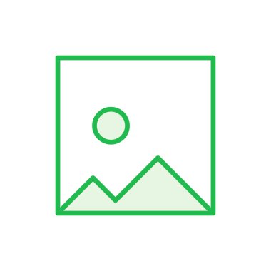 Resim simgesi seti. fotoğraf galerisi simgesi