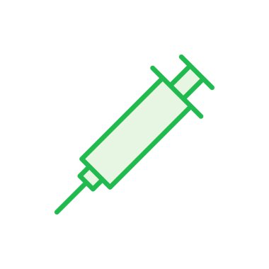 Şırınga ikonu hazır. enjeksiyon simgesi vektörü.