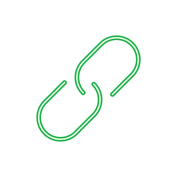 Link Icona Impostata Simbolo Catena Iperlink — Vettoriale Stock