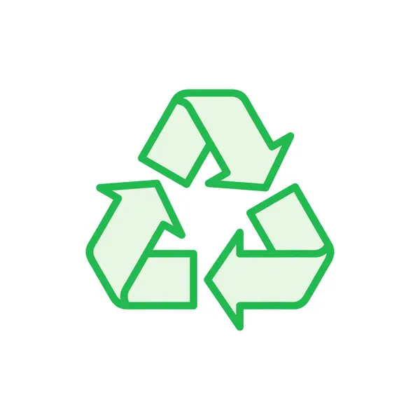 リサイクルアイコンセット リサイクルベクトルアイコン — ストックベクタ