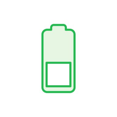 Batarya simgesi ayarlandı. Şarj seviyesi. pil yükleme simgesi