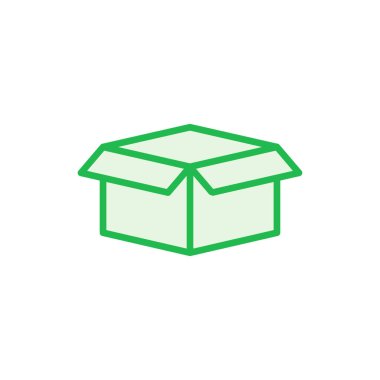 Kutu simgesi seti. kutu vektör simgesi, paket, paket