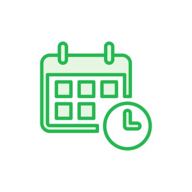 Takvim simgesi ayarlandı. Takvim sembolü. takvim vektör simgesi