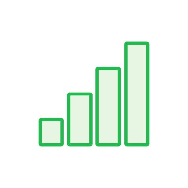 Büyüyen grafik simgesi seti. Grafik simgesi. diyagram simgesi