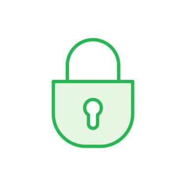 Kilit simgesi ayarlandı. Asma kilit ikon vektörü. Şifreleme simgesi. Güvenlik sembolü