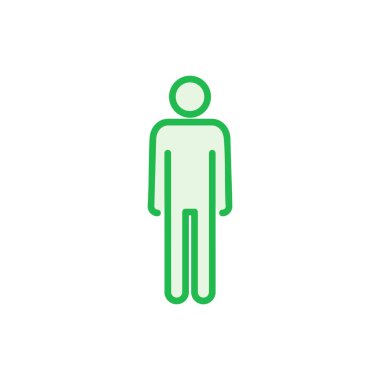 Erkek simgesi seti. Erkek ikon vektörü. insan sembolü