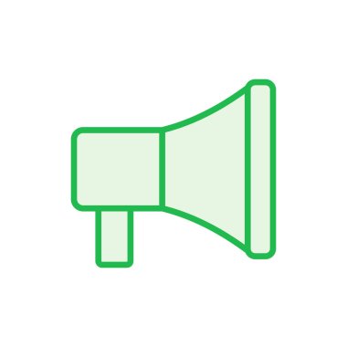 Megafon simgesi seti. Hoparlör simgesi vektörü.