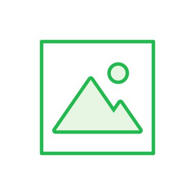 Resim simgesi seti. fotoğraf galerisi simgesi