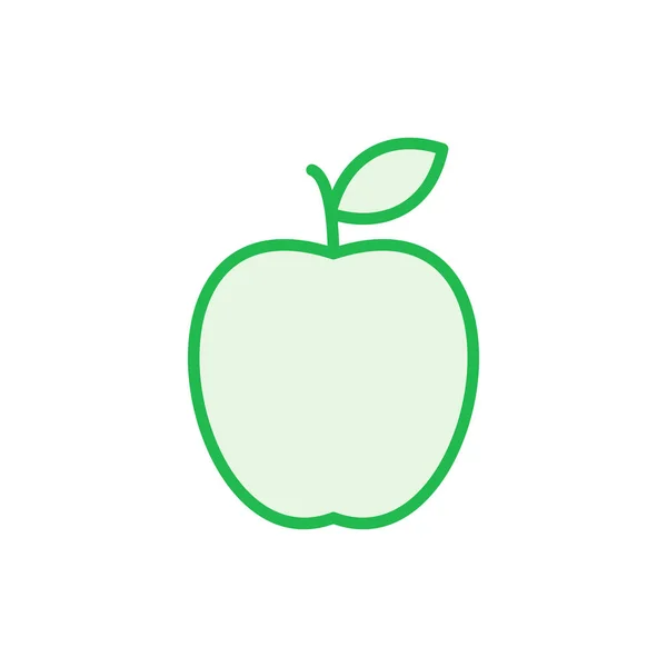 Juego Iconos Apple Icono Vector Apple Símbolos Manzana Para Diseño — Vector de stock