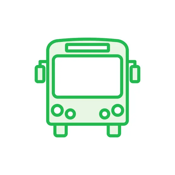 Набор Значков Автобуса Значок Вектора Шины — стоковый вектор