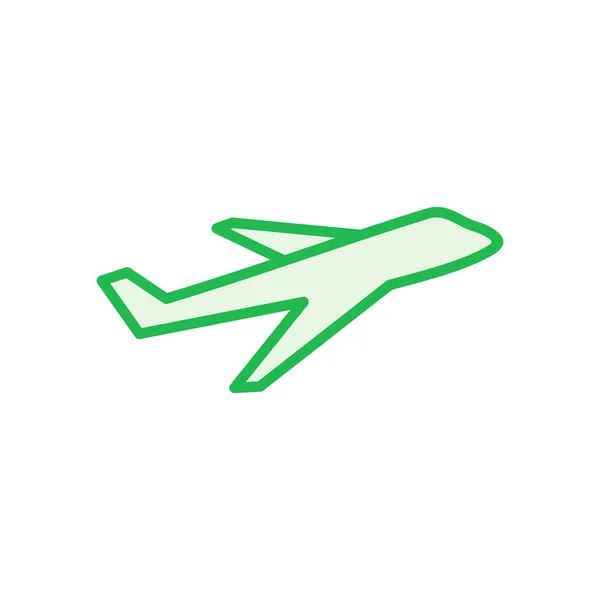 Ensemble Icônes Avion Vecteur Icône Avion Symbole Transport Aérien Illustration — Image vectorielle
