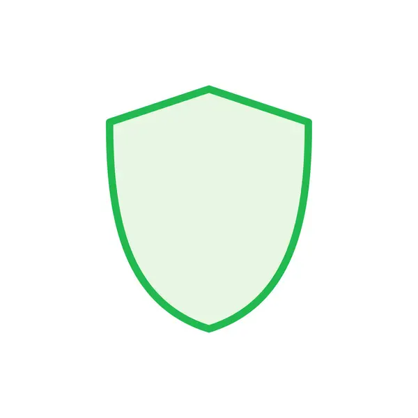 Conjunto Iconos Escudo Icono Protección Vector Icono Vector Seguridad — Vector de stock