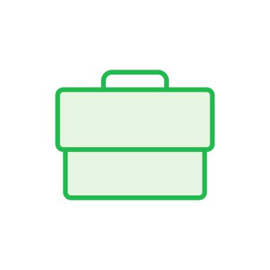 Evrak çantası simgesi seti. Bavul simgesi. bagaj sembolü.