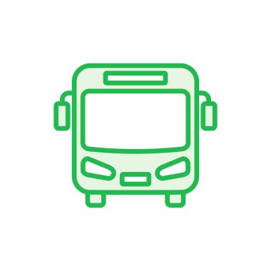 Otobüs simgesi seti. bus vektör simgesi