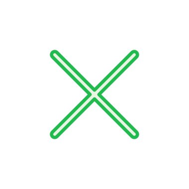 Simgeyi kapat. Simge vektörünü sil. çapraz işaret