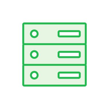 Veritabanı simgesi seti. veritabanı vektörü simgesi