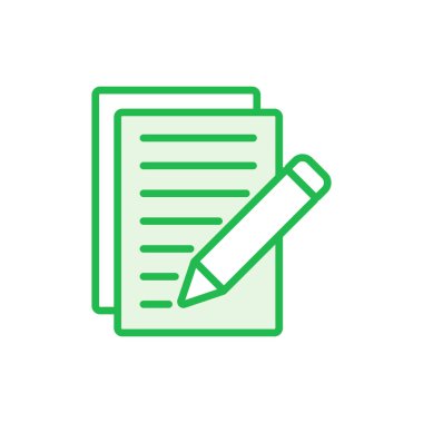 Not simgesi ayarlandı. not defteri simgesi vektörü