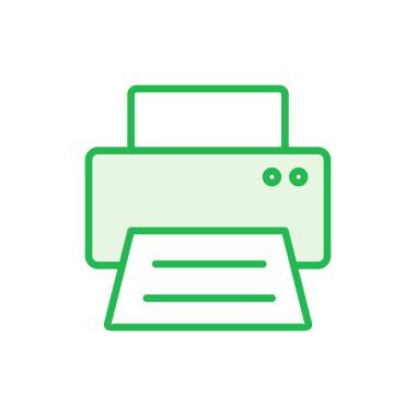 Yazdırma simgesi seti. yazıcı simgesi vektörü. 