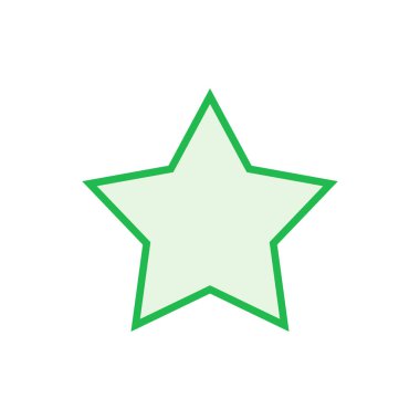 Yıldız Simgesi hazır. derecelendirme simgesi vektörü favori yıldız simgesi