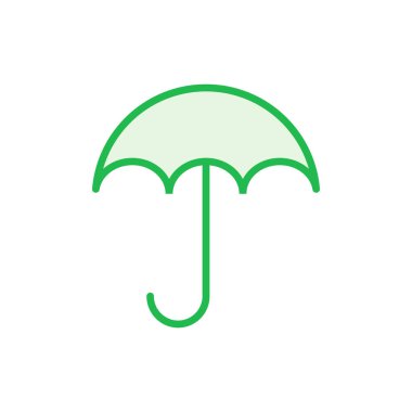 Şemsiye simgesi seti. şemsiye işareti simgesi