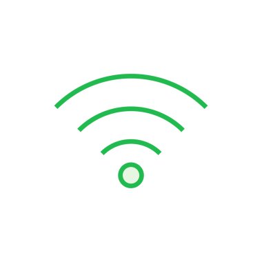 Karı simgesi seti. Sinyal vektör simgesi. Kablosuz simge vektörü