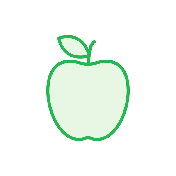 Ікона Apple Векторна Ікона Apple Яблучні Символи Вашого Веб Дизайну — стоковий вектор