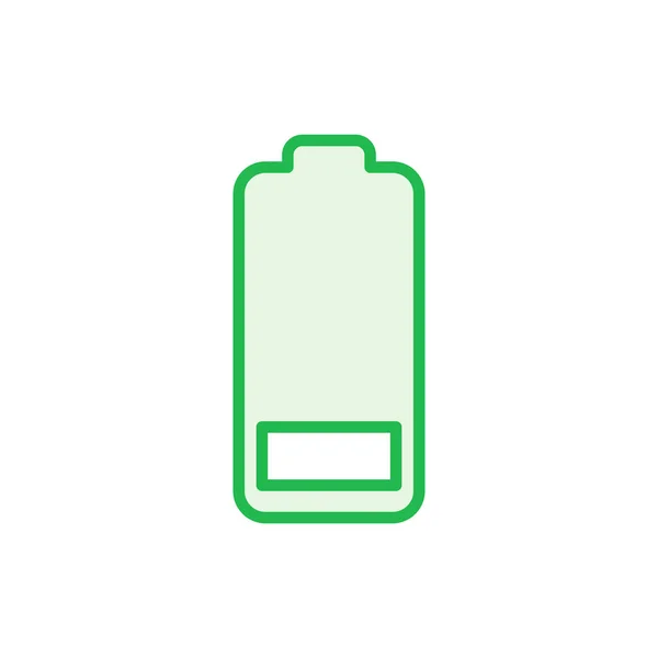 Batterijpictogram Ingesteld Acculading Niveau Batterij Oplaadpictogram — Stockvector